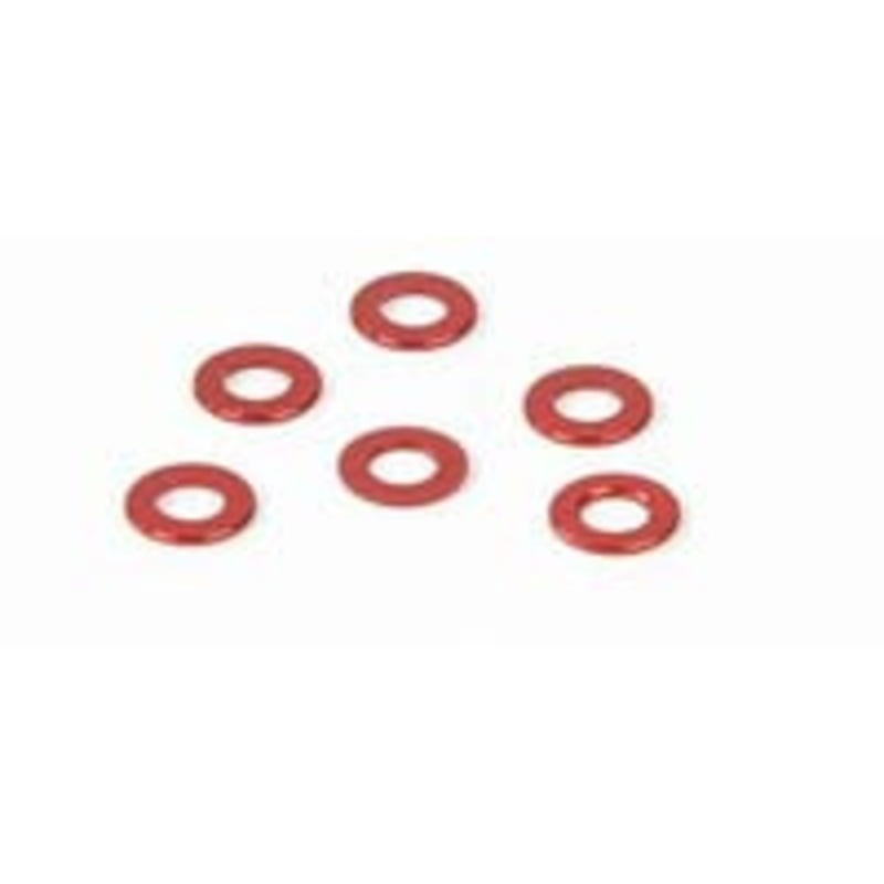 AXIAL AXA1335 Spacer 0.5x6mm (6) Red *DISC *