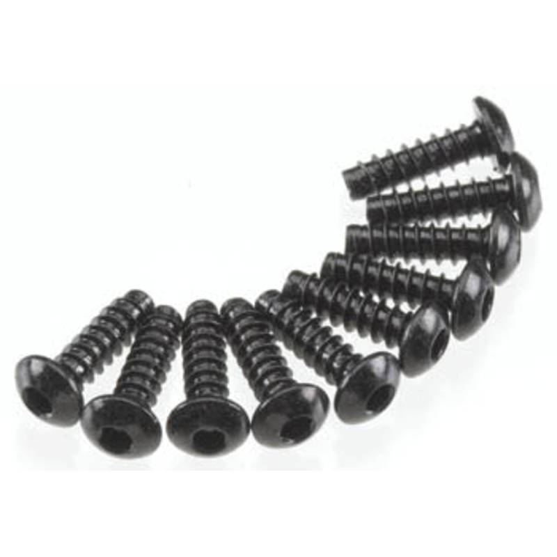 AXIAL AXA435 Hex Tap Button Head M3x10mm Black (10)