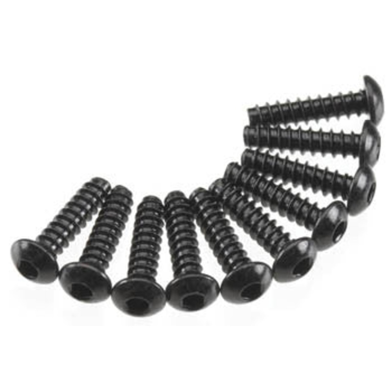AXIAL AXA436 Hex Tap Button Head M3x12mm Black (10)