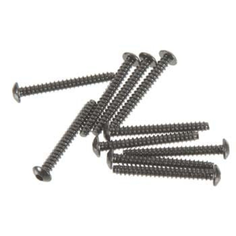 AXIAL AXA440 Hex Socket Tapping Button Head Black M3x25mm(10)