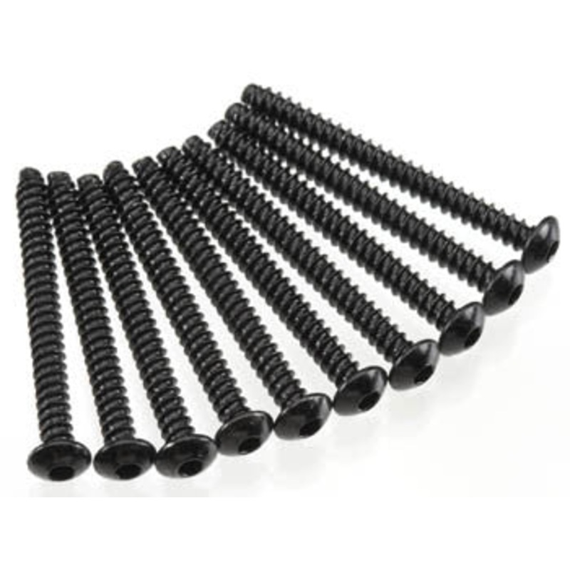 AXIAL AXA441 Hex Tap Button Head M3x30mm Black (10)