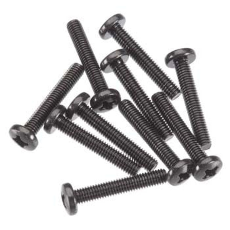 AXIAL AXA668 Binder Head M3x18mm Black (10)
