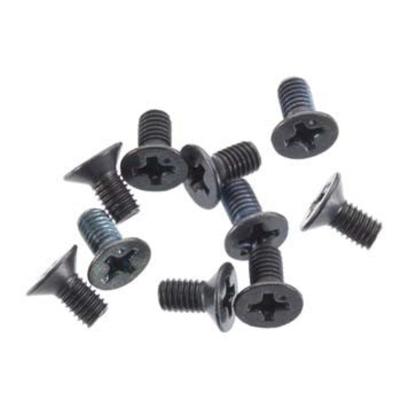 AXIAL AXA693 Flat Head M3x6mm Black Oxide (10)