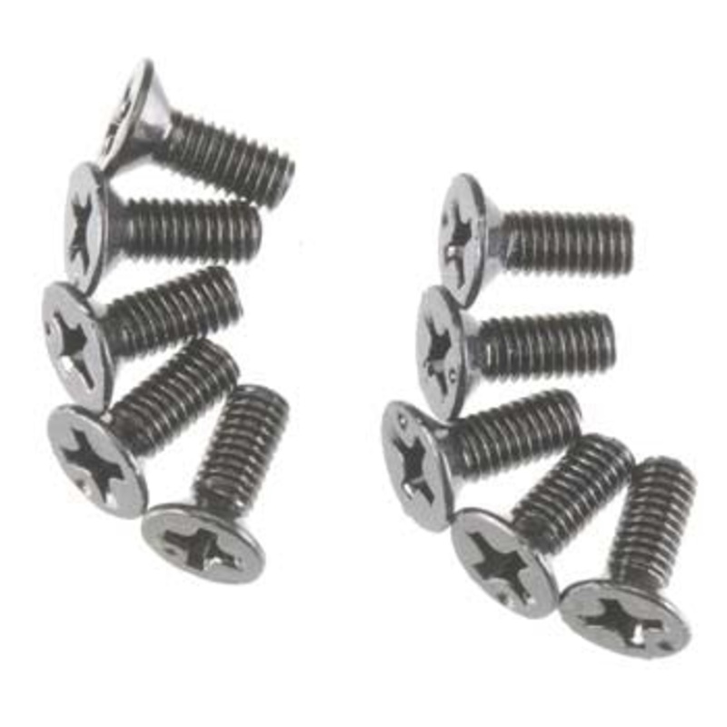 AXIAL AXA694 Flat Head M3x8mm Black Oxide (10)