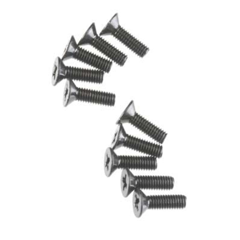 AXIAL AXA695 Flat Head M3x10mm Black Oxide (10)