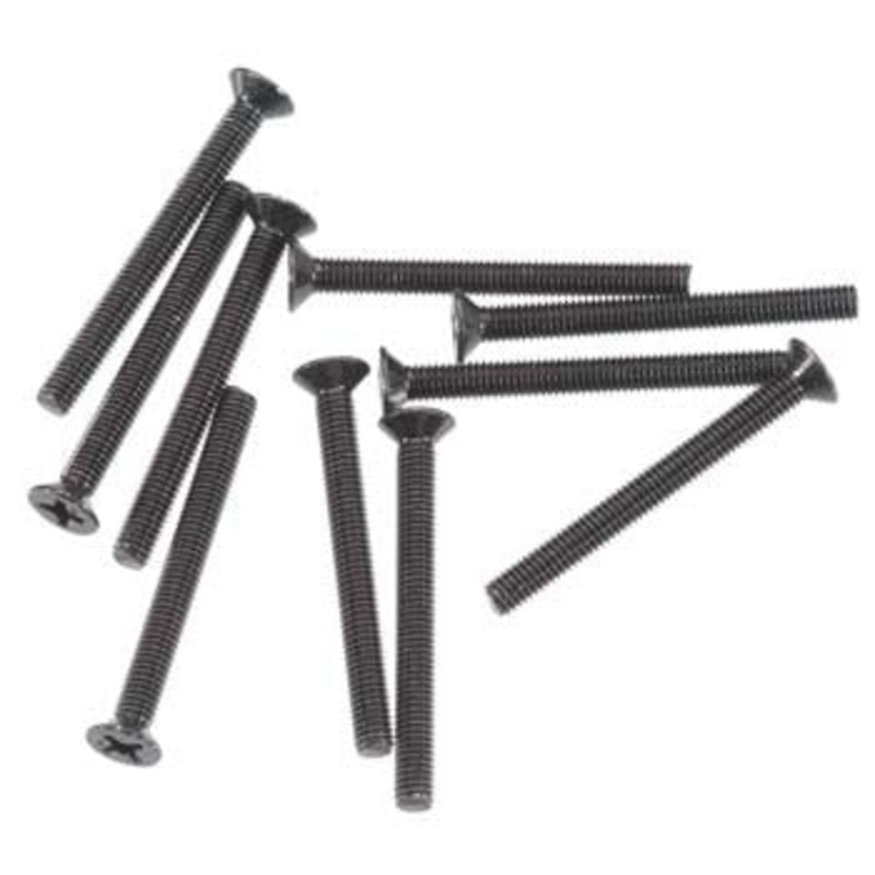 AXIAL AXA700 Flat Head M3x30mm Black Oxide (10)