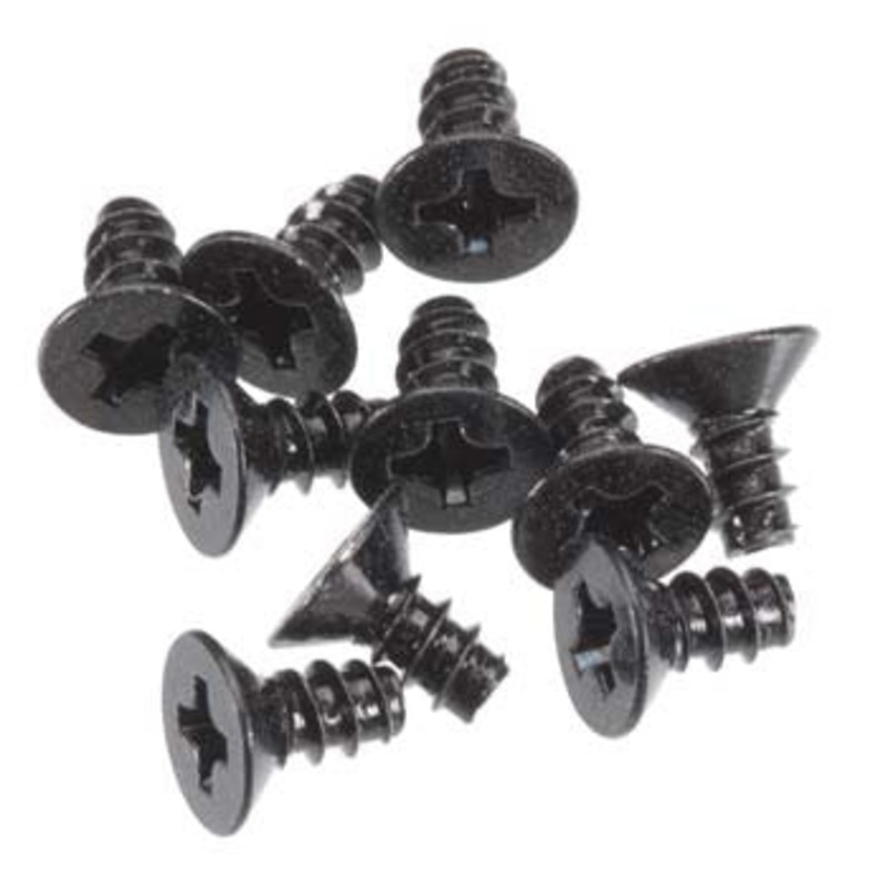 AXIAL AXA893 Tapping Flat Head M3x6mm Black (10)
