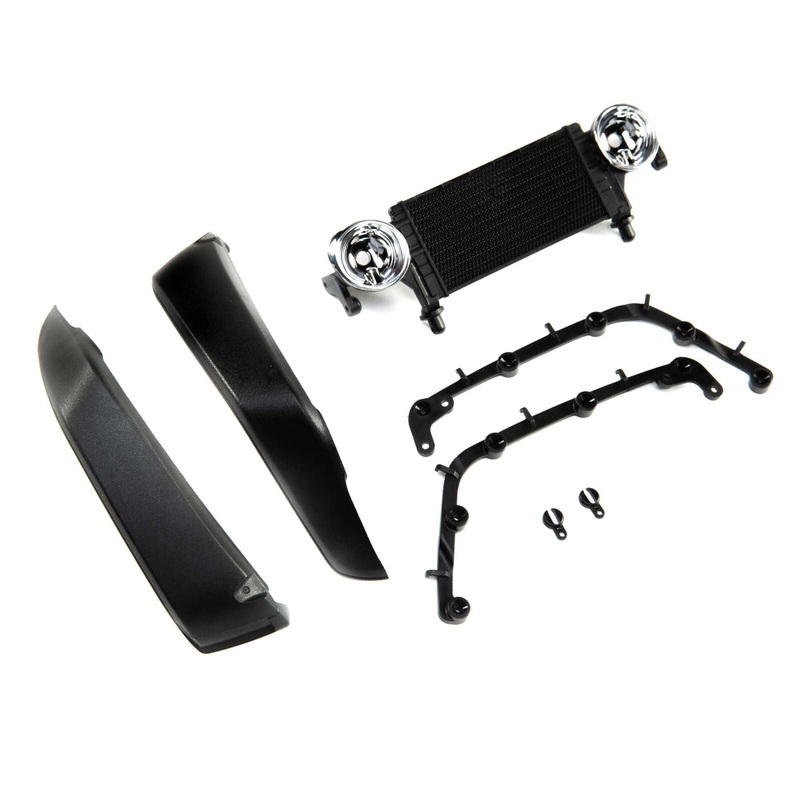 AXIAL AXI230020 Radiator & Front Fenders Jeep JLU SCX10 III