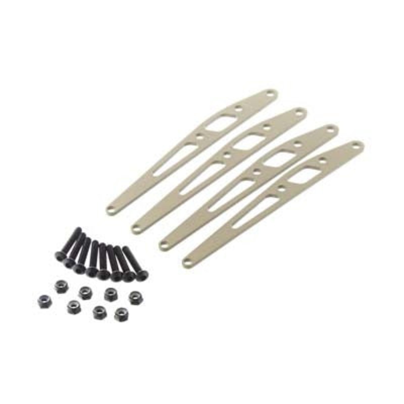 AXIAL AX31245 Lower Link Plate Set Aluminum (4)