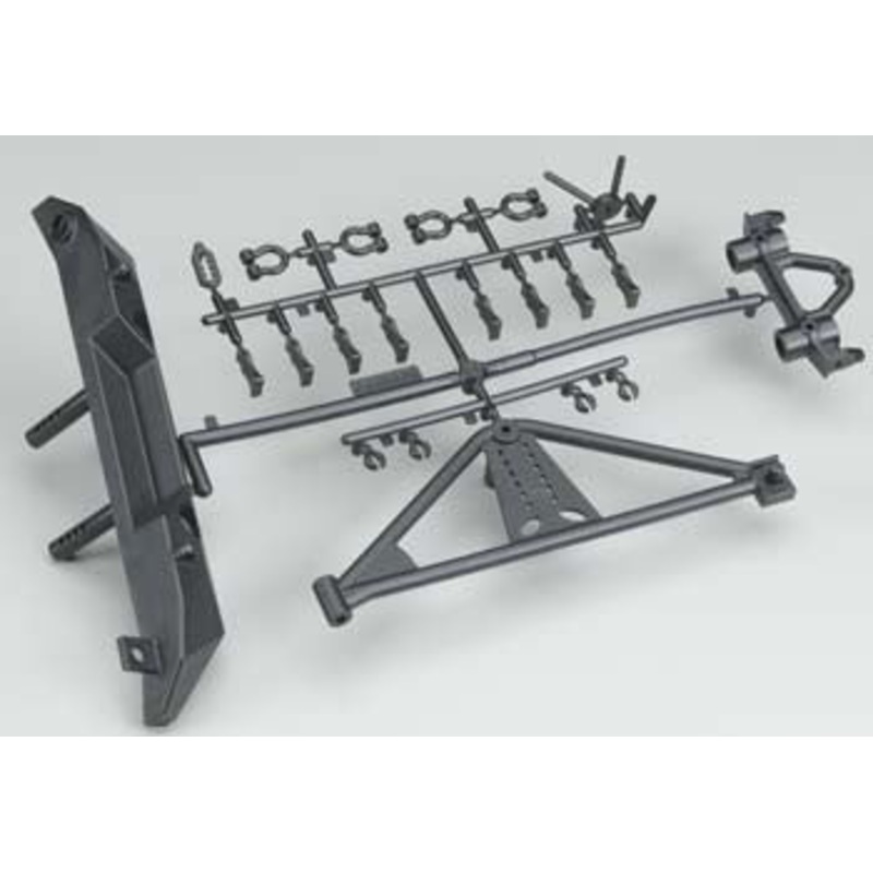 AXIAL AX80126 Rear Bumper/Tire Carrier SCX10/Poison Spyder/JK