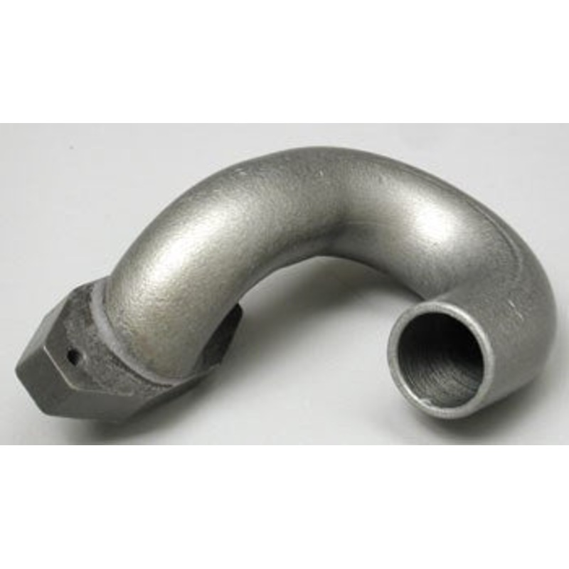 ASSOCIATED 1768 NTC3 Side Exhaust Manifold Hard Anodize Natural