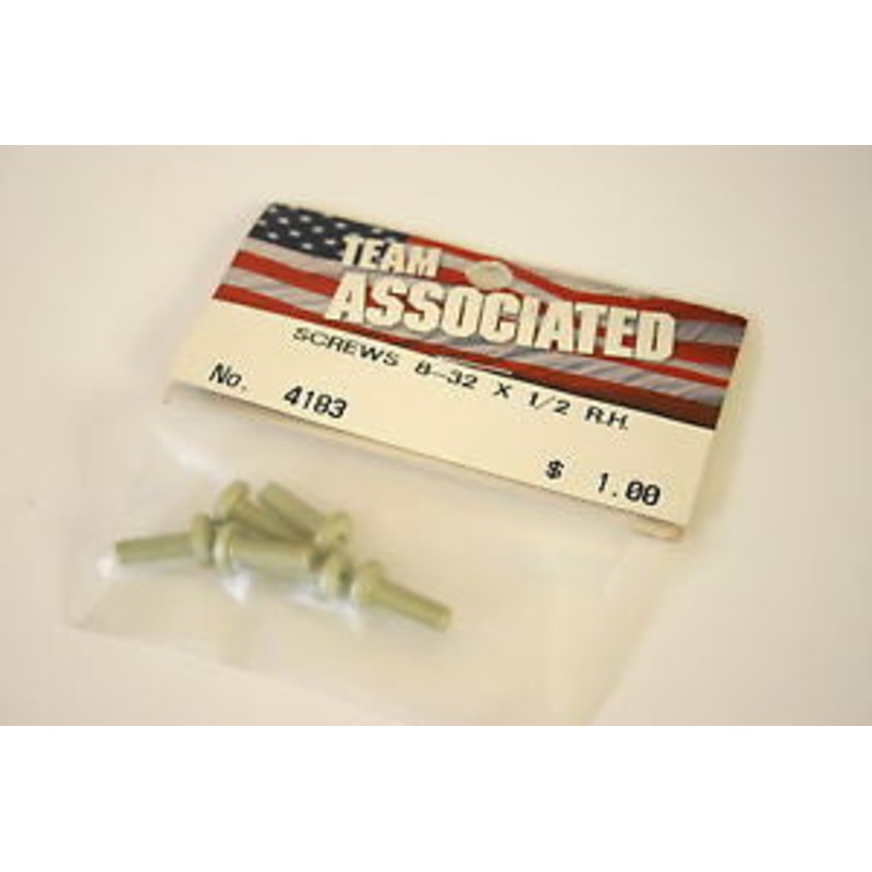 ASSOCIATED 4183 8-32 x 1/2 Round Head Screw *DISC*