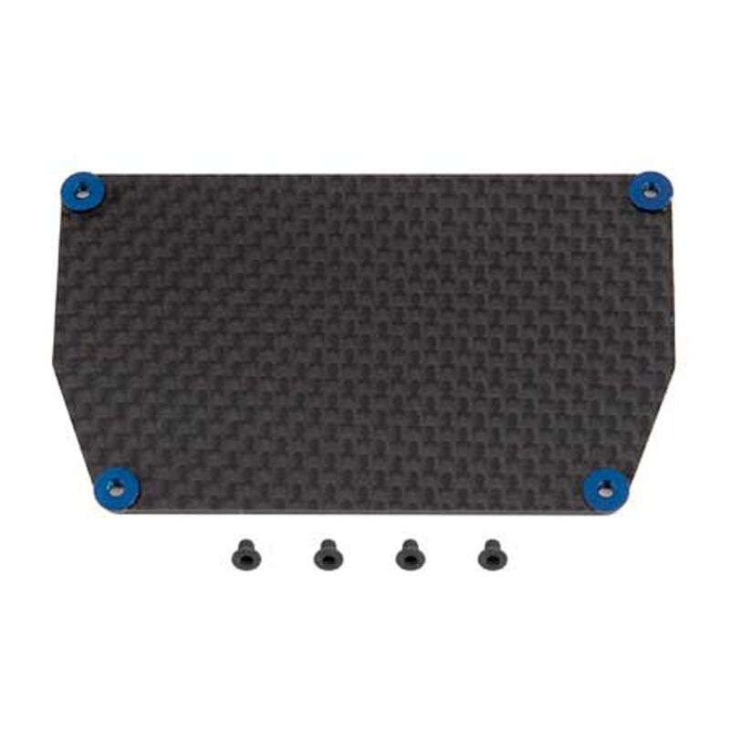 ASSOCIATED 91754 B6 Factory Team Graphite ESC Plate 7.5g