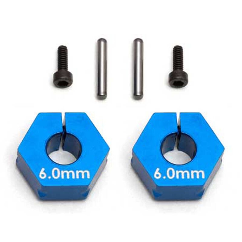ASSOCIATED 71034 6.0mm Factory Team Clamping Wheel Hex (2)