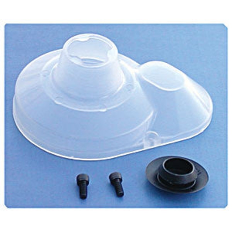 ASSOCIATED 7461 Molded Gear Cover Clear ASC7461