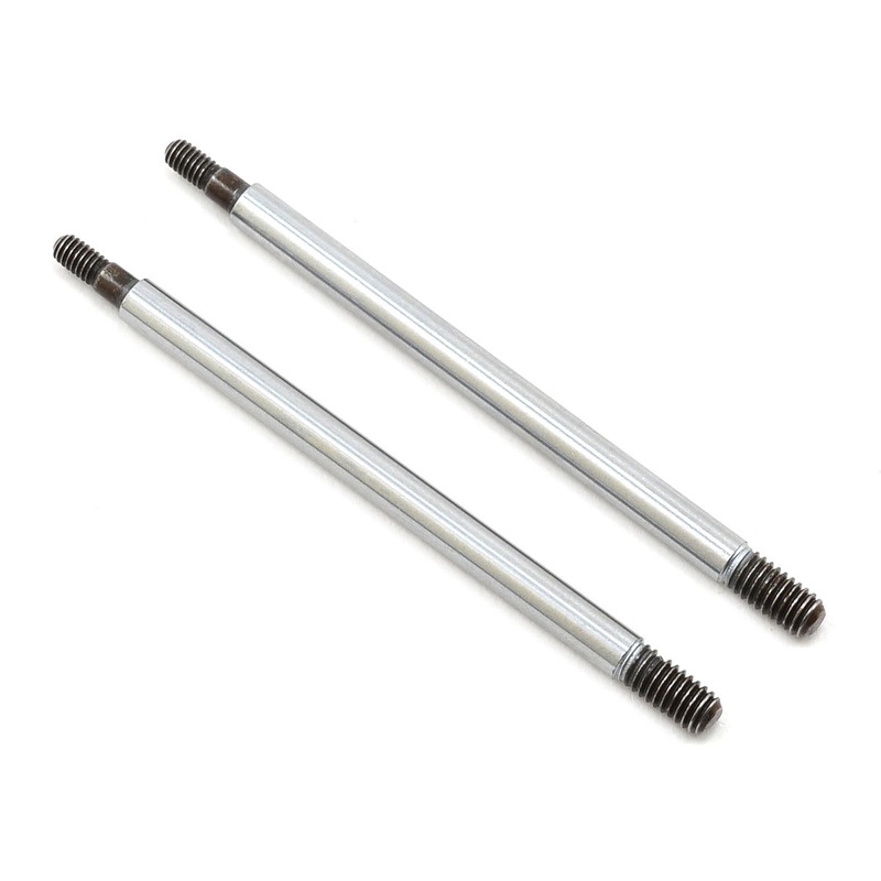 ASSOCIATED 81176 33.5mm RC8T3 Factory Team "Chrome Finish" Front Shock Shaft (2)