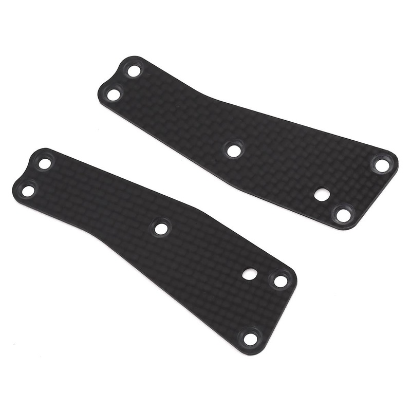 ASSOCIATED 81482 RC8T3.2 FT 1.2mm Carbon Fiber Front Upper Suspension Arm Inserts