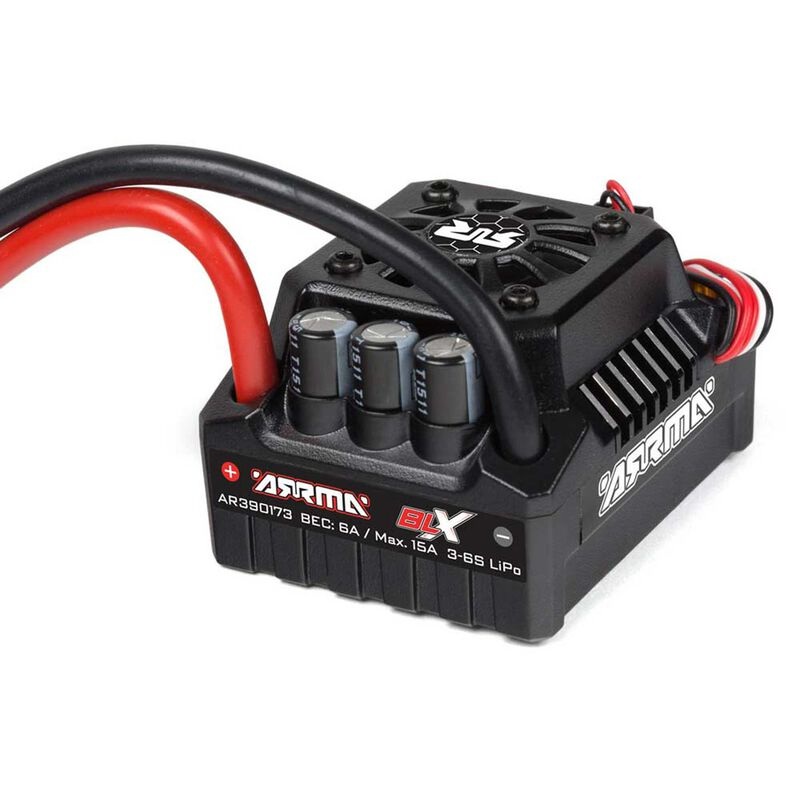 ARRMA AR390173 BLX200 Brushless 8th MT 6S ESC: Nero ARAM1003