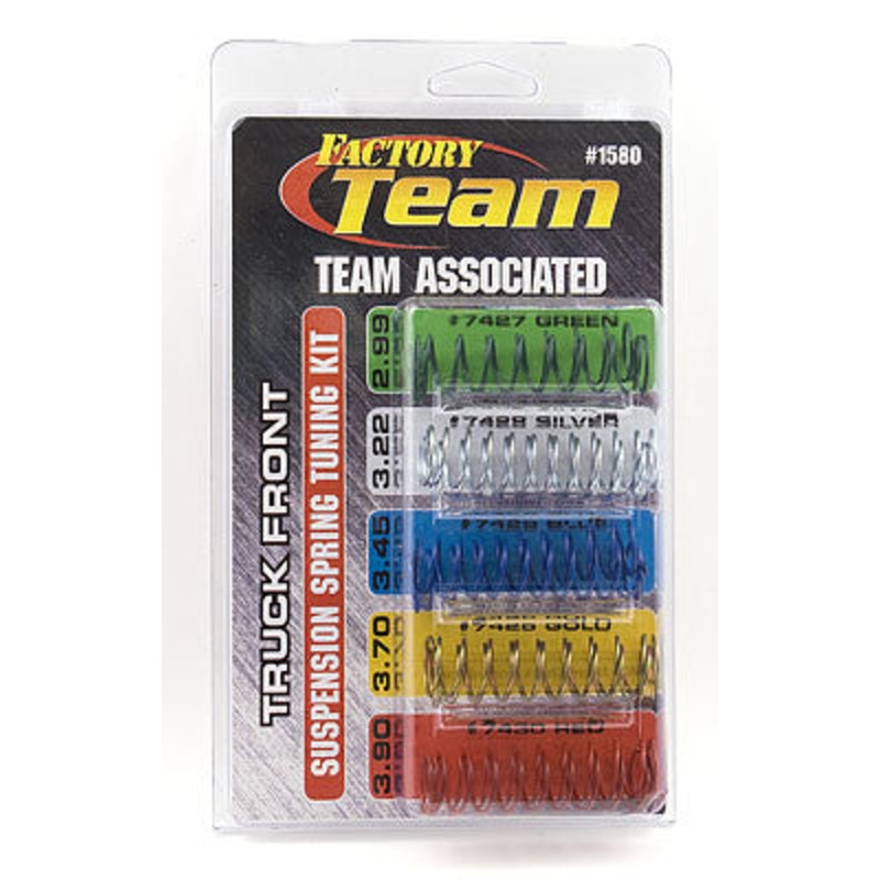 ASSOCIATED 1580 Factory Team Truck Front Spring Kit SC10 2WD; B4.1 *DISC*