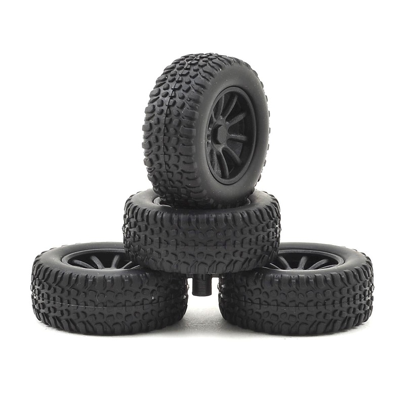ASSOCIATED 21426 Wheels/Tires Mounted SC28