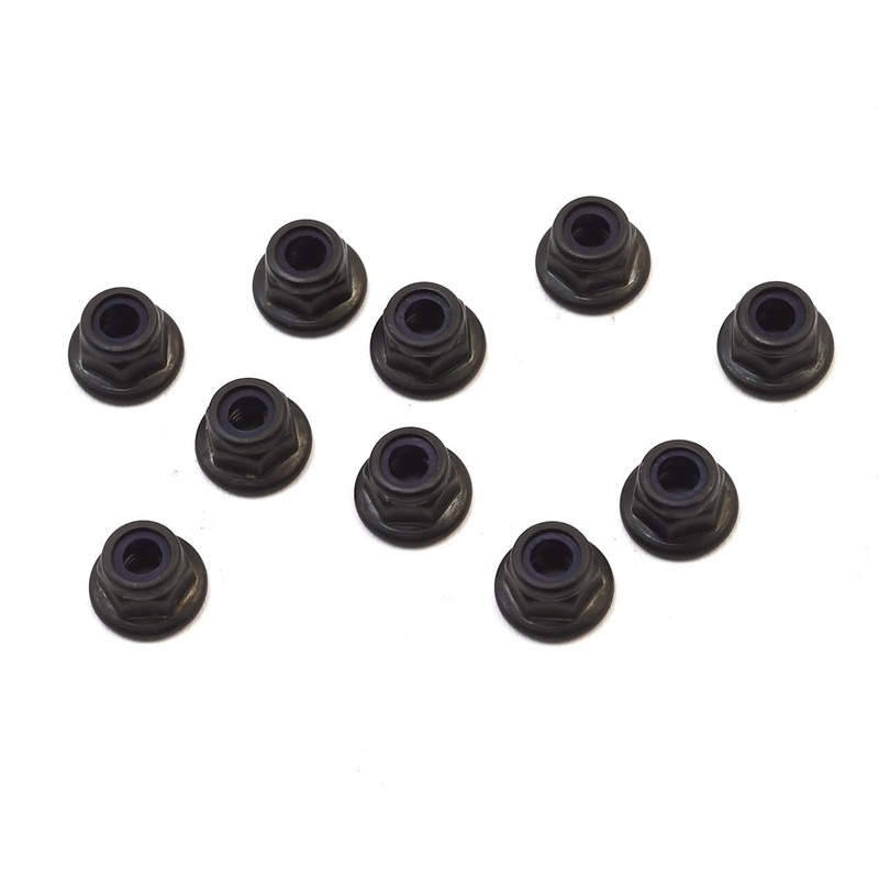 ASSOCIATED 25612 3mm Locknut With Flange: SC104x4
