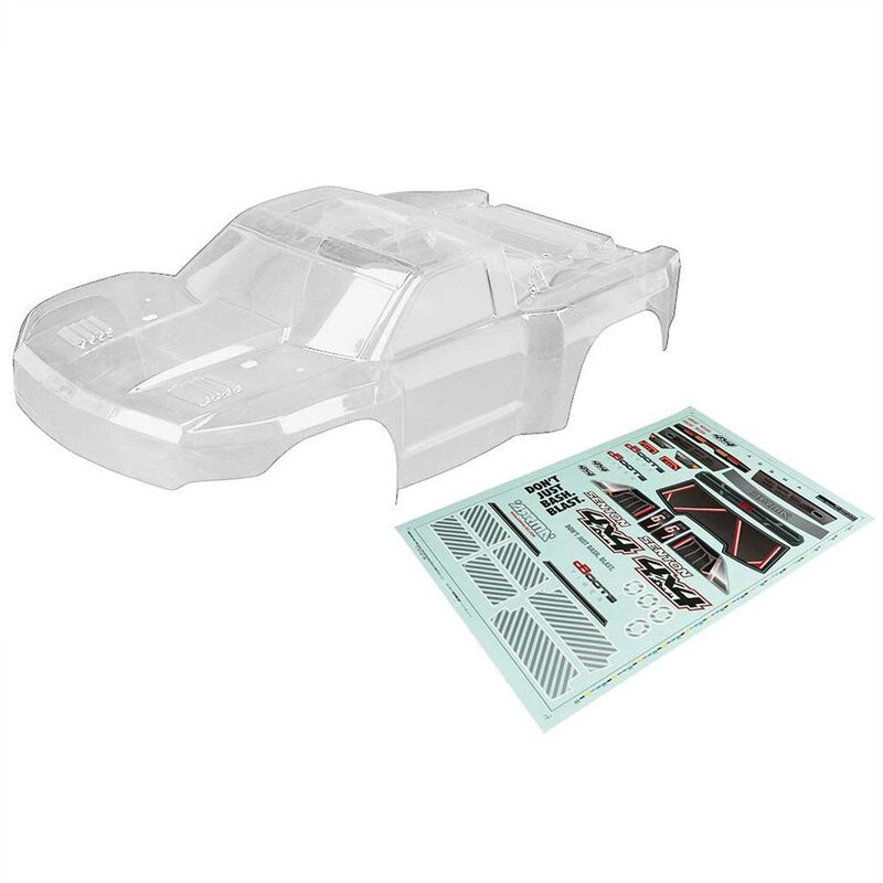 ARRMA AR402262 1/10 Clear Body with Decals Senton 4x4