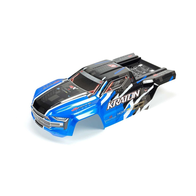ARRMA ARA406157 Painted, Decaled and Trimmed Body, Blue: Kraton 6S BLX