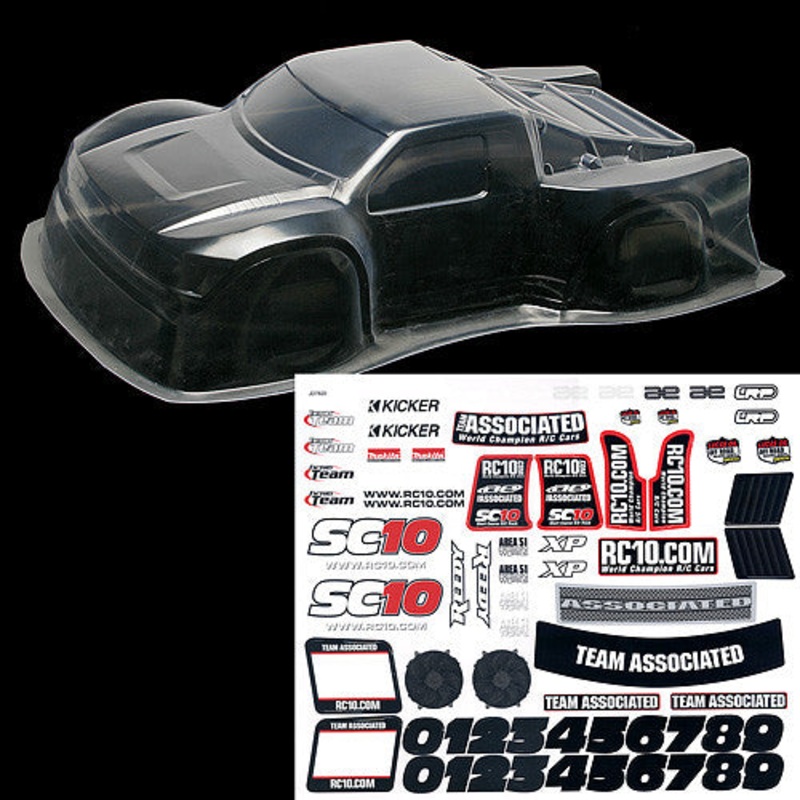 ASSOCIATED 9876 SC10 Contender Clear Body ASC9876