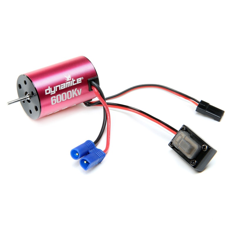 DYNAMITE DYNS0501 Brushless Motor/ESC 2-in-1 Combo, 6000Kv: Mini-T 2.0