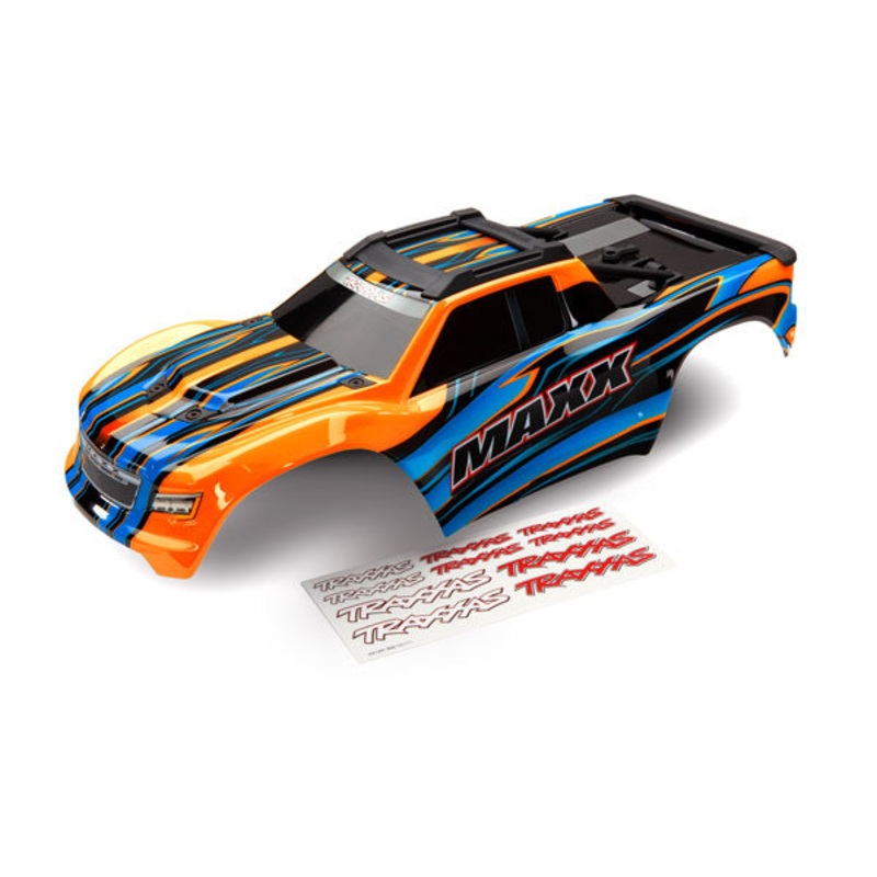 TRAXXAS 8911T Body Maxx V1 orange painted decal sheet