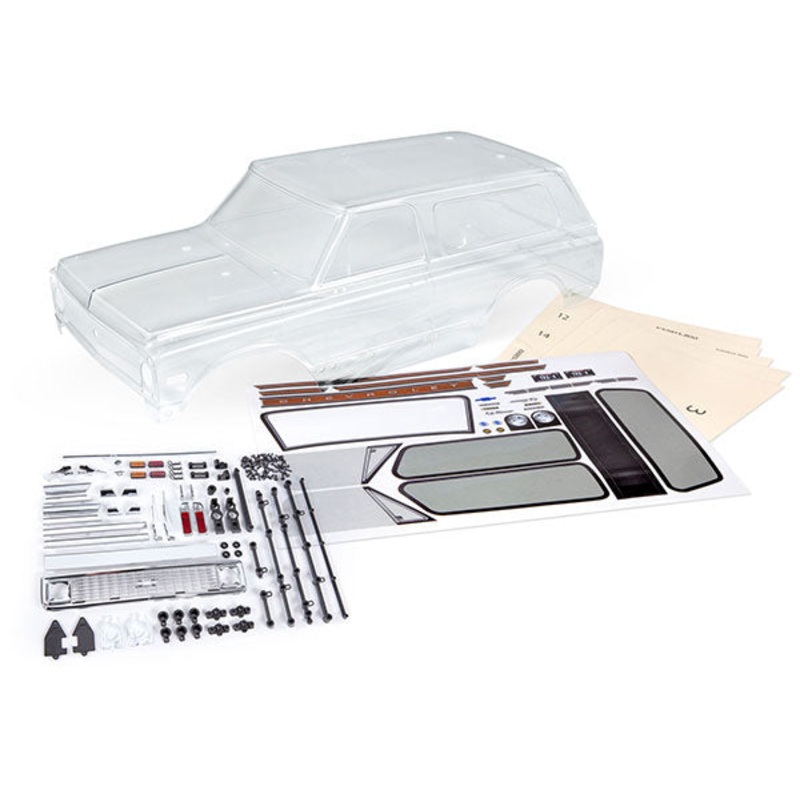 TRAXXAS 9111 Body, Chevrolet Blazer (1972) (clear, requires painting)