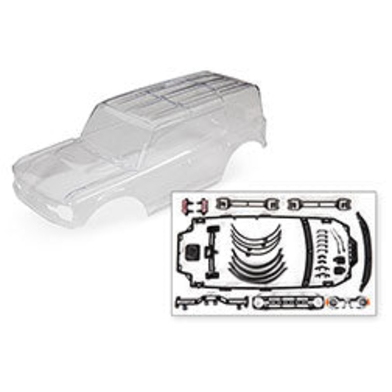 TRAXXAS 9211 Body, Ford Bronco Clear