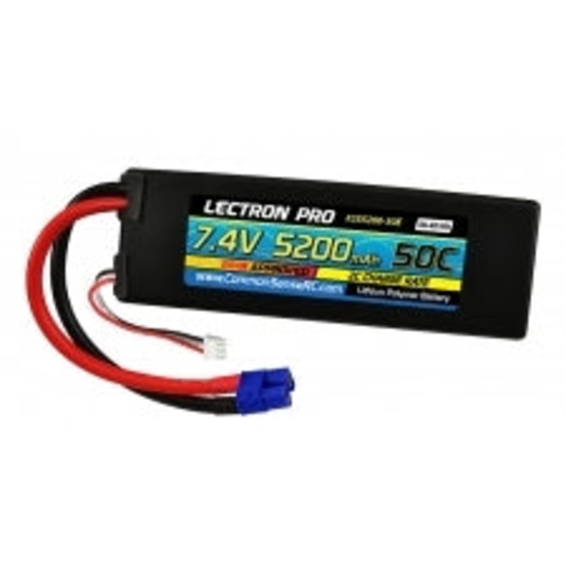 COMMON SENSE RC 2S5200-50E 7.4 2S 5200mAh 50C EC3