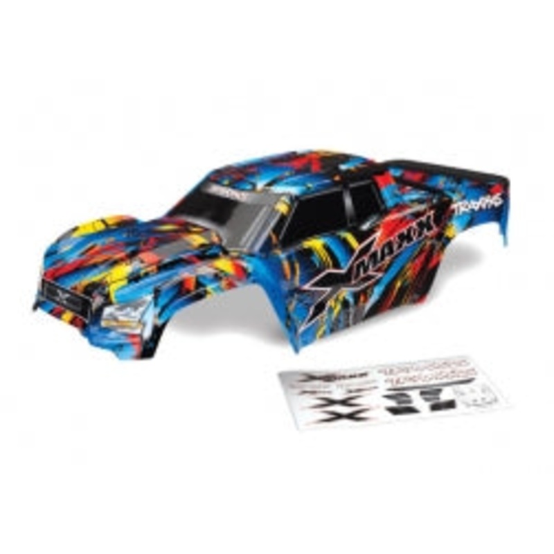 TRAXXAS 7711T Body X-Maxx Rock n' Roll painted