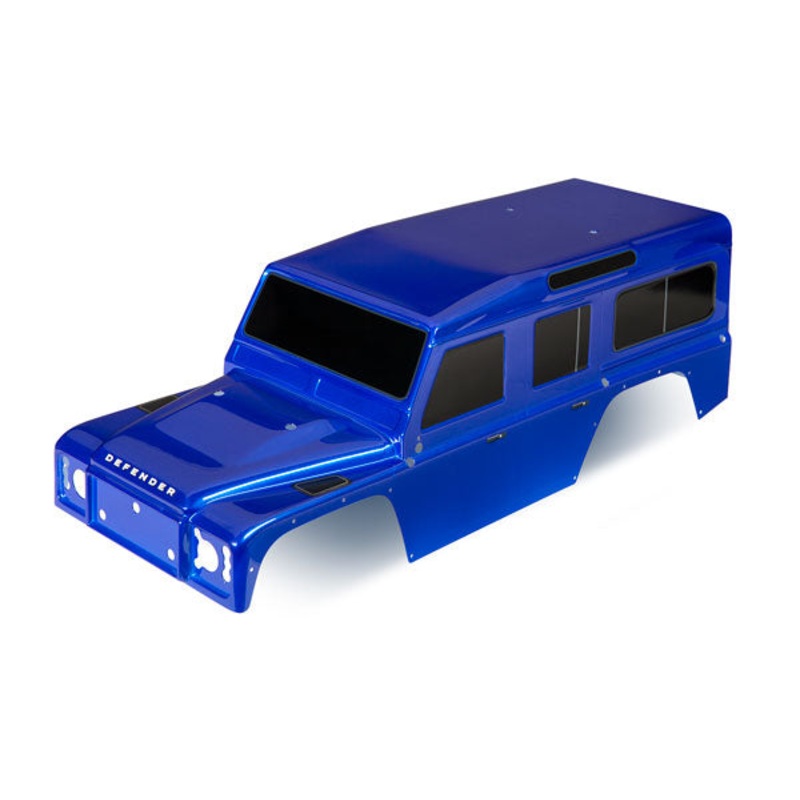 TRAXXAS 8011T Body, Land Rover Defender, blue painted/ decals