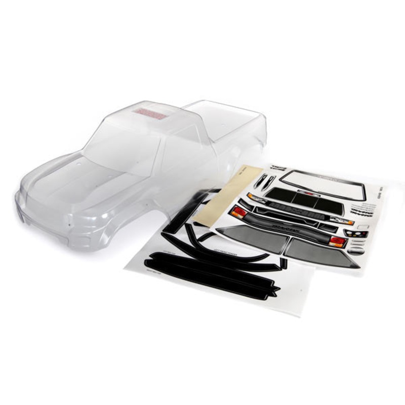 TRAXXAS 8111 Body, TRX-4 Sport (clear, trimmed, requires painting)/ window masks/ decal sheet
