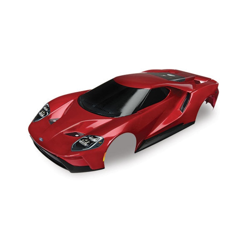 TRAXXAS 8311R Complete Ford GT Pre-Painted Body Red