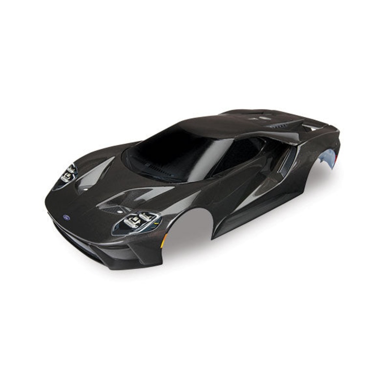 TRAXXAS 8311X Lexan Body, Ford GT, black (painted, decals applied) (tail lights, exhaust tips, & mounting hardware (part #8314) sold separately)