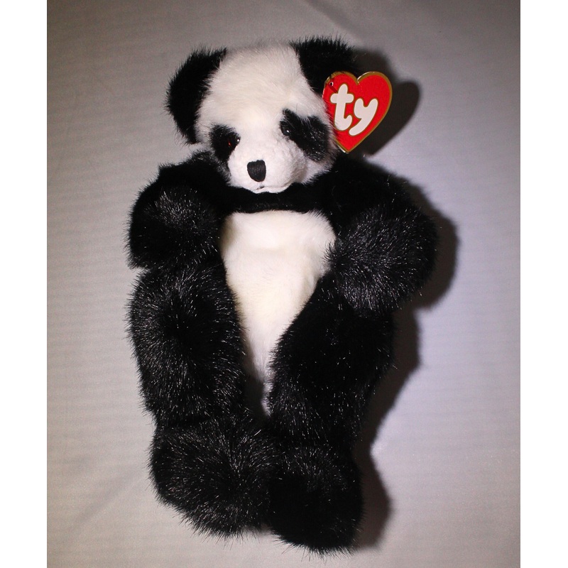 Rare Ty Mandarin Panda | Signed by Sally Winey on tag.
