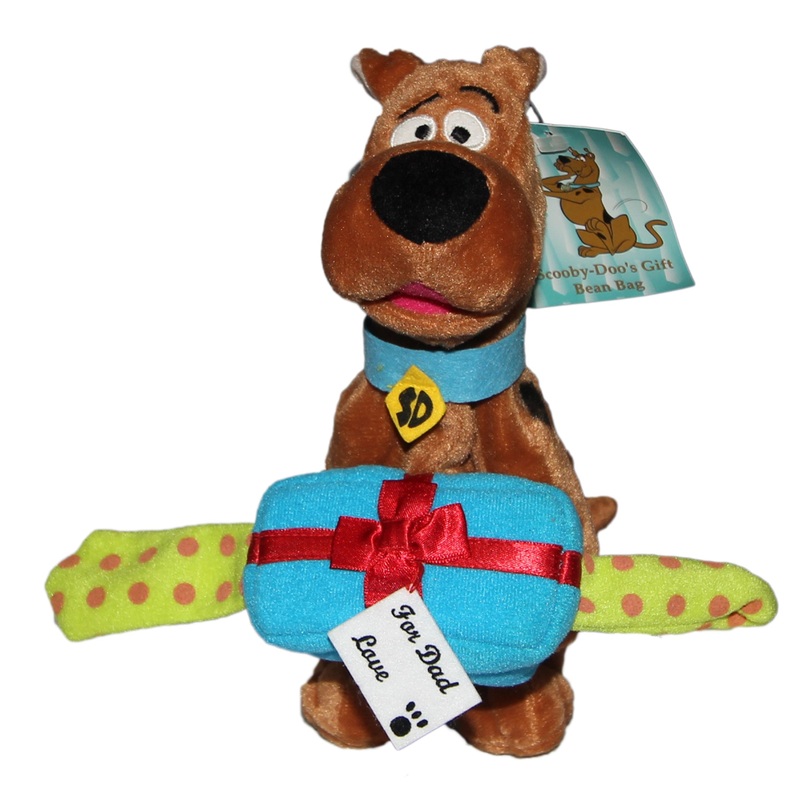 Warner Bros. Plush: Scooby-Doo with a Gift for Dad