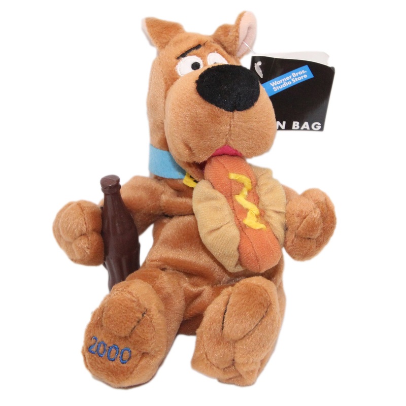 Warner Bros. Plush: Scooby-Doo with Hotdog and Coke