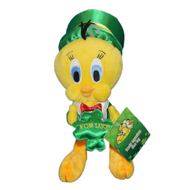 Warner Bros. Plush: Tweety Bird as a Leprechaun - For Luck