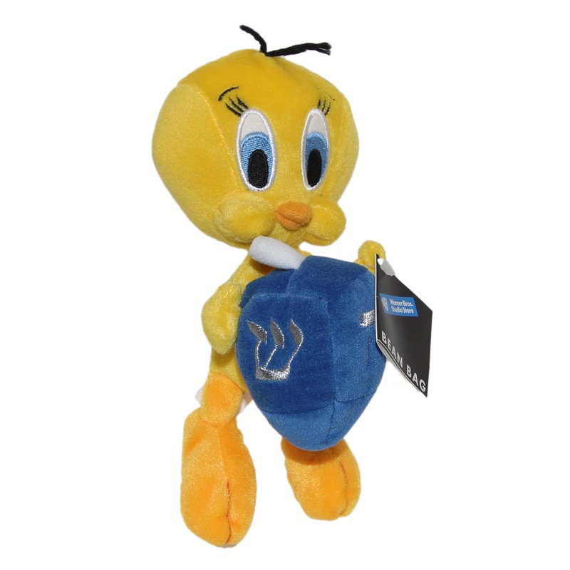 Warner Bros. Plush: Tweety Bird with a Dreidel