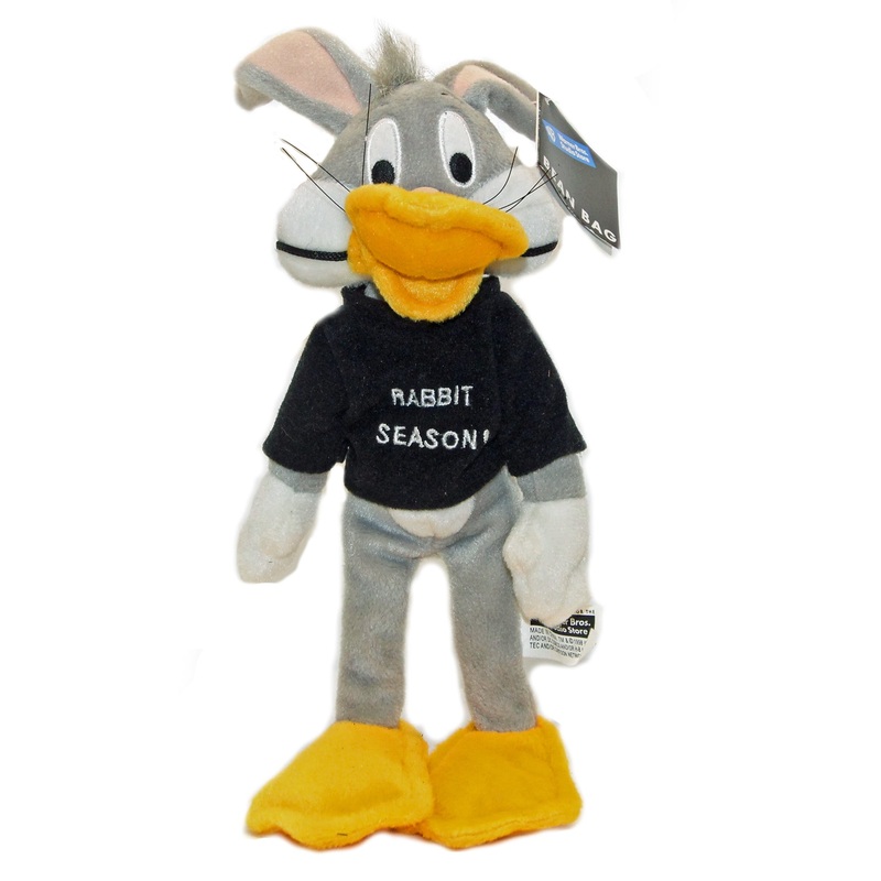 Warner Bros. Plush: Bugs Bunny Dressed as Daffy Duck - Rabbit Season