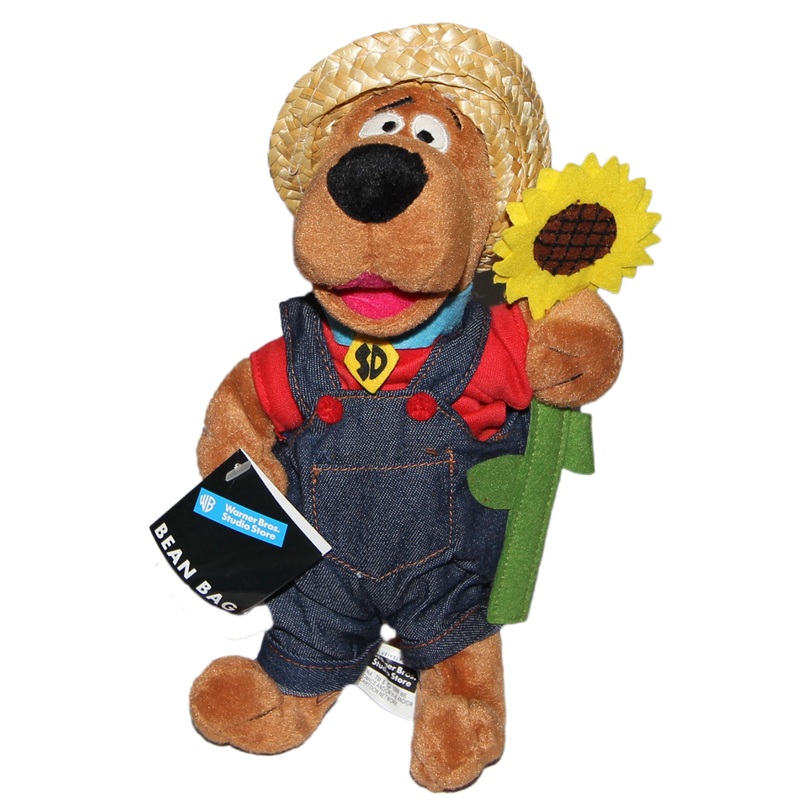 Warner Bros. Plush: Farmer Scooby-Doo with Sunflower
