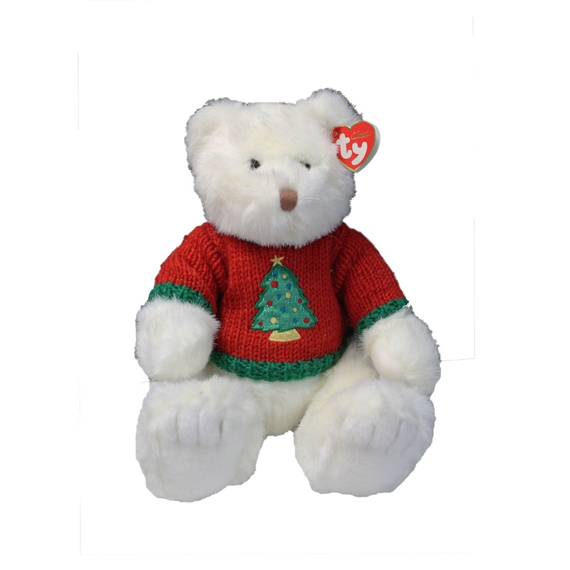 Ty Classics: Lacey the Bear with Christmas Sweater