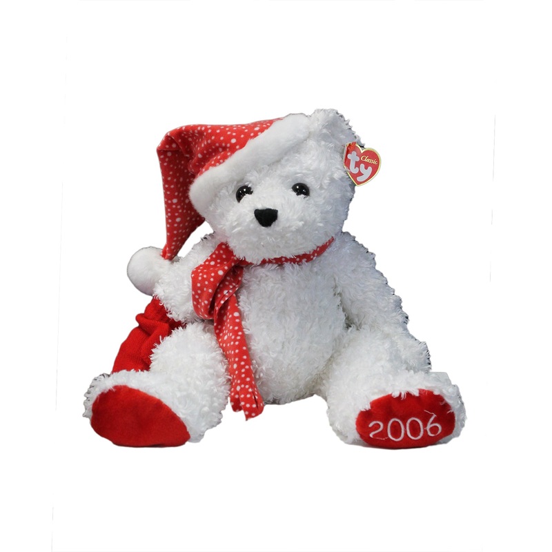 Ty Classics: Merribear the Red & White Bear