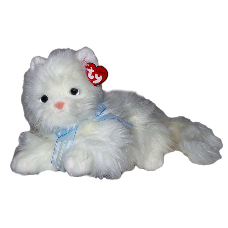 Ty Classics: Sugar the Cat - Blue Ribbon