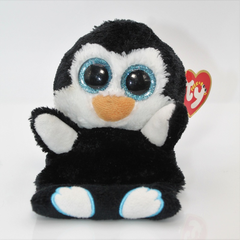 Ty Peek-A-Boo Penni the Penguin | Damaged Tag | Phone Holder