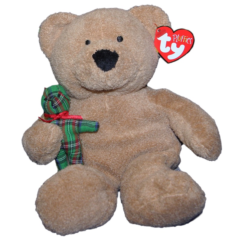 Ty Pluffie: Beary Merry the Brown Bear